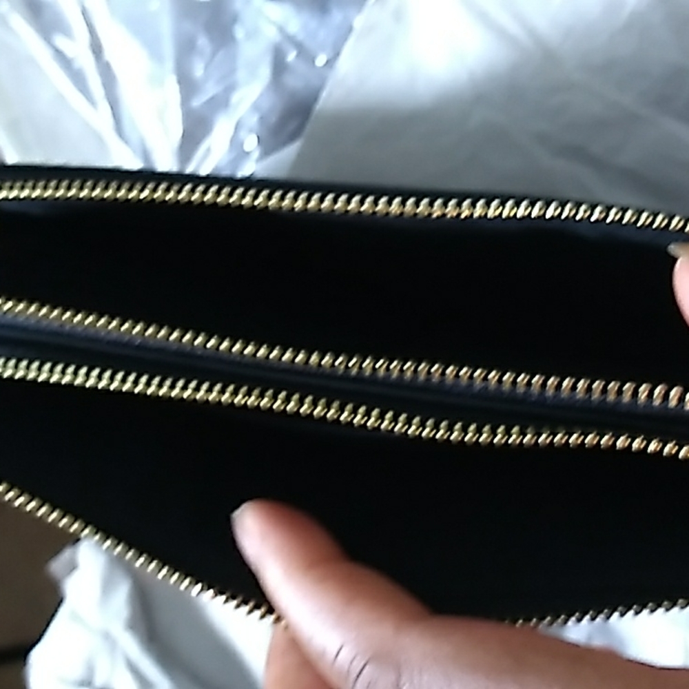 Coach double Zip Wallet NWT brown and Black - Picture 4 of 12